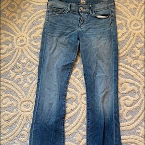 Citizens of humanity low rise boot cut jeans